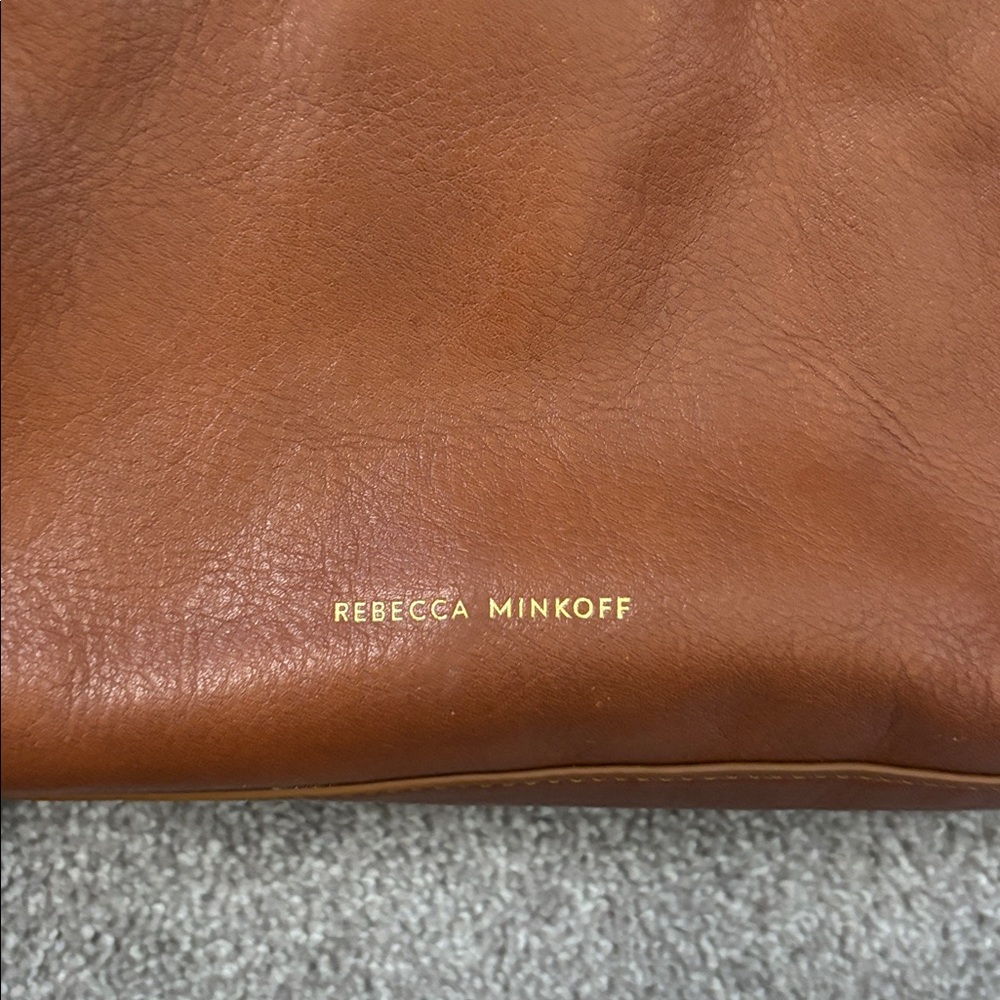 Rebecca Minkoff Tan Crossbody Bag with Gold Accents - Picture 2 of 4